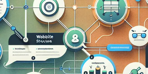 一张展示SEO网站推广计划的图表，包含关键词研究、网站结构、内容创作、链接建设和监测调整等要素。